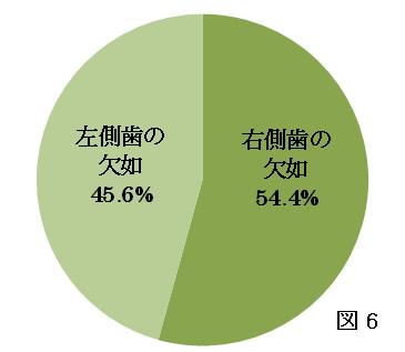 被検者の最少年齢が永久歯先天性欠如の発現に与える影響について